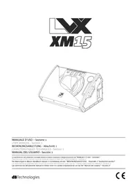Notice DB Technologies LVX XM 15 Vocero