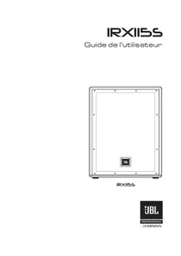 Notice JBL IRX115S Subwoofer