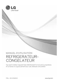 Notice LG MFL67443003 Réfrigérateur-congélateur