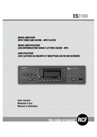 Notice RCF ES 3160 Amplificateur audio