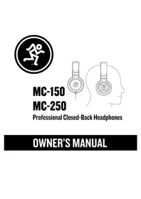 Notice MACKIE MC150 Ecouteur