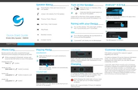 Notice Ematic ESB106 Haut-parleur