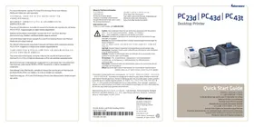 Notice Intermec PC23D Imprimante d'étiquettes