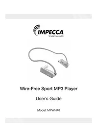 Notice Impecca MPWH40 Lecteur mp3