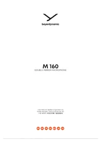 Notice BEYERDYNAMIC M 160 Microphone