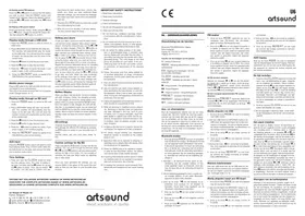 Notice Artsound U6 Radio