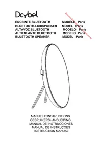 Notice DCYBEL PARIS Haut-parleur