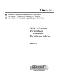 Notice Marvel MO24FAS1RS Congélateur