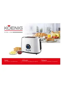 Notice KOENIG B02604 Grille pain