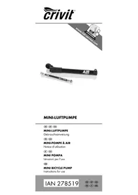 Notice CRIVIT IAN 278519 Accessoire de vélo