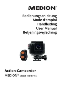 Notice MEDION S89038 (MD 87156) Sportskamera