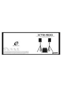 GEMINI XTR500 - Lautsprecher