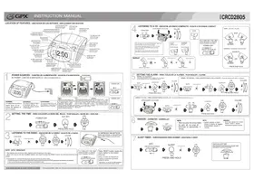 Notice GPX CRCD2805 Radio-réveil
