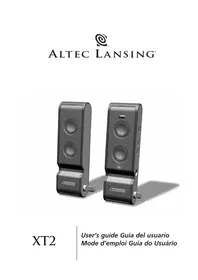 Notice ALTEC LANSING XT2 Haut-parleur