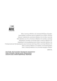 Notice ALTEC LANSING INMOTION AIR IMW725 Haut-parleur