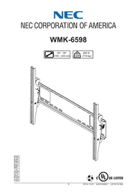NEC WMK6598 - Support mural