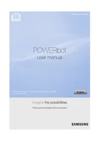 Notice SAMSUNG POWERBOT ESSENTIAL VR2AJ9020UG Aspirateur robot