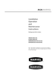 Notice Marvel MPRO6WCM Cave à vin