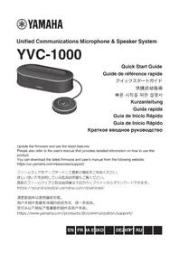 Notice YAMAHA YVC1000 Téléphone