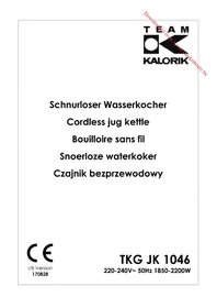 TKG JK 1046B KALORIK