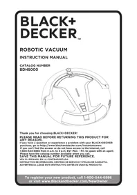 BLACK &amp; DECKER BDH5000 - Aspirateur robot