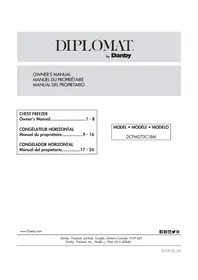Notice Diplomat DCFM070C1BM Freezer
