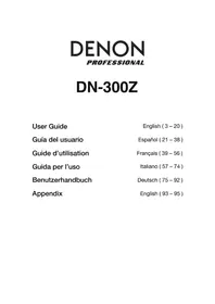 Notice DENON DN300Z MKII Cd player/recorder