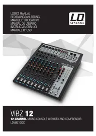 Notice LD Systems VIBZ 12 Table de mixage