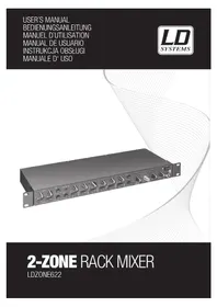 Notice LD Systems ZONE 622 Table de mixage