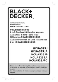 BLACK &amp; DECKER HCUA525JA - Aspirateur à main