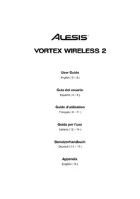 Notice ALESIS VORTEX WIRELESS 2 Clavier MIDI