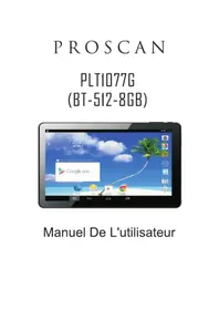 Notice Proscan PLT1077G Tablette graphique