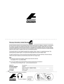 Notice Cyber Acoustics ACM800 Ecouteur