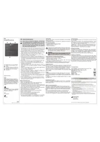 Notice MEDISANA PS 450 Balance