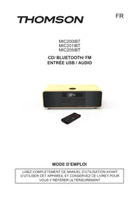 Notice THOMSON MIC201BT Impianto Hi-Fi