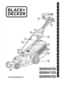 Notice BLACK & DECKER BEMW481 Plæneklipper