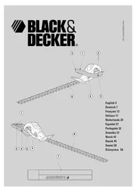 BLACK &amp; DECKER GT545 - Häcksaxar