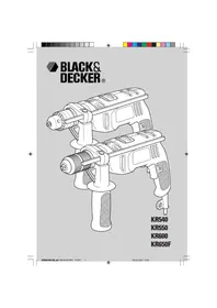 Notice BLACK & DECKER KR540 τρυπάνι