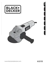 Notice BLACK & DECKER KG115 Zımpara makinesi