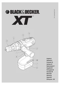 Notice BLACK & DECKER XTC24BK Boremaskin