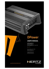 Notice Hertz DPOWER 1 Recepteur
