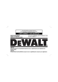 Notice DEWALT DWX724 Support pour scie à onglet