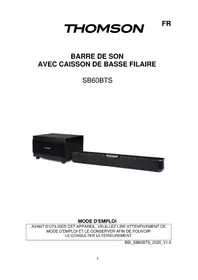 Notice THOMSON SB60BTS Barre de son