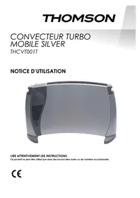 Notice THOMSON THCVT001T Heating