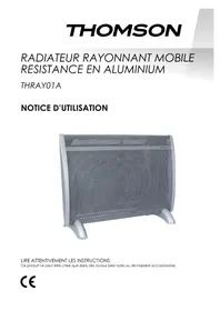 Notice THOMSON THRAY01A Heating