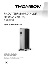 Notice THOMSON THBDH09DE Heating