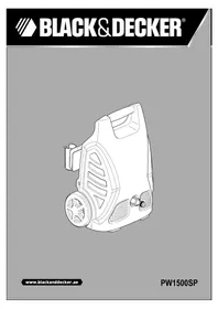 Notice BLACK & DECKER PW1500SP Pressure washer