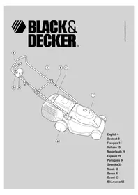 Notice BLACK & DECKER GR388 Plæneklipper