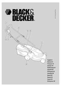 Notice BLACK & DECKER GR389 Plæneklipper