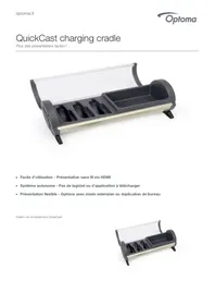 Notice OPTOMA QUICKCAST CHARGING CRADLE Station de charge